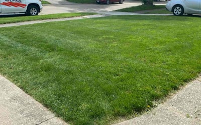 Photo of Karen -.'s yard after getting lawn care in Chagrin Falls, OH
