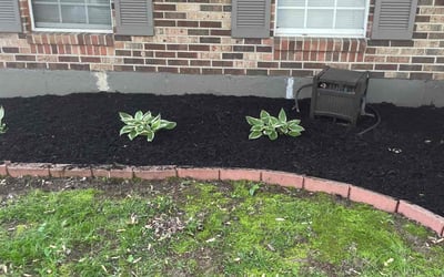Photo of Kim L.'s yard after getting landscaping in Camby, IN