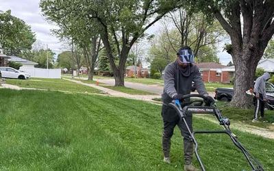 Photo of Charles W.'s yard after getting landscaping in Clarkston, MI