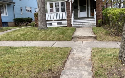 Photo of David S.'s yard after getting landscaping in Kewaskum, WI