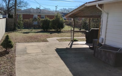 Photo of Tiberius M.'s yard after getting landscaping in Woods Cross Roads, VA