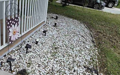 Photo of Jennifer R.'s yard after getting landscaping in Bradenton, FL