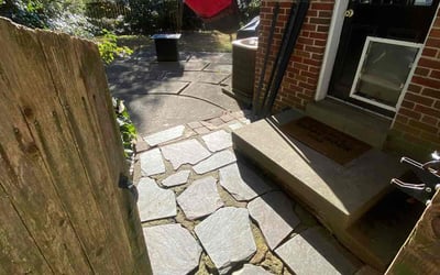 Photo of Kimberly A.'s yard after getting landscaping in Chevy Chase, MD