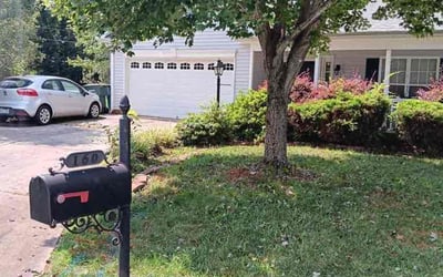 Photo of Shawn F.'s yard after getting landscaping in Gibsonville, NC