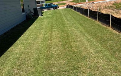 Photo of Carla W.'s yard after getting landscaping in Madison, AL