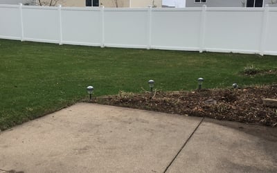 Photo of Lynn B.'s yard after getting landscaping in Lakeland, MN