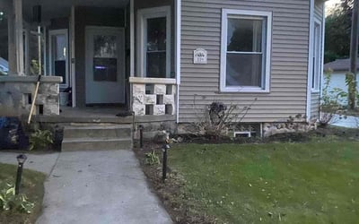 Photo of Brett W.'s yard after getting landscaping in Port Washington, WI