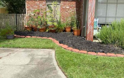 Photo of Rebecca R.'s yard after getting landscaping in Zachary, LA