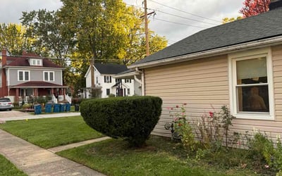Photo of Tracey T.'s yard after getting landscaping in Brookpark, OH