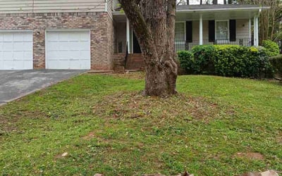 Photo of Pearl L.'s yard after getting landscaping in Holly Springs, GA