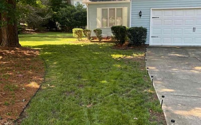 Photo of Danielle B.'s yard after getting landscaping in Garner, NC