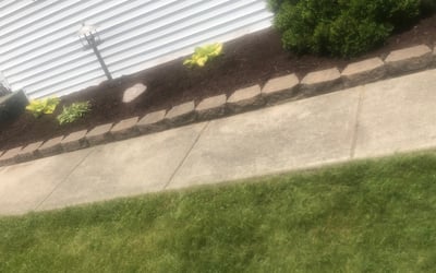 Photo of Donna F.'s yard after getting landscaping in Junction City, OH