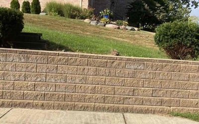 Photo of Kenneth T.'s yard after getting landscaping in Aurora, IN