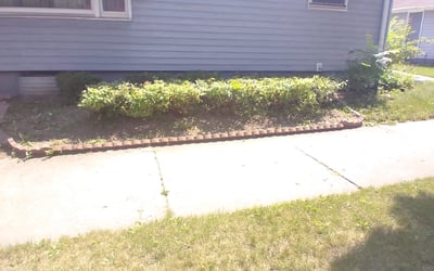 Photo of Lisa W.'s yard after getting landscaping in Grafton, WI