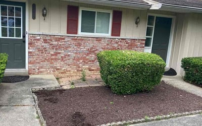 Photo of Samantha A.'s yard after getting landscaping in Aberdeen, OH