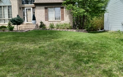 Photo of Holly B.'s yard after getting landscaping in Watertown, MN
