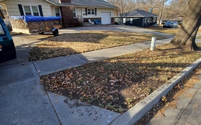 Photo of Kerri G.'s yard after getting landscaping in Pleasant Hill, MO