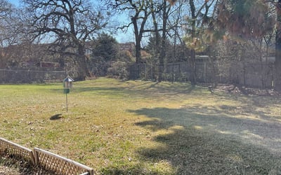 Photo of Matthew A.'s yard after getting landscaping in Forreston, TX