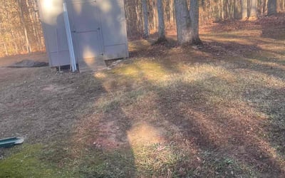 Photo of Stephanie M.'s yard after getting tree care in Selma, NC