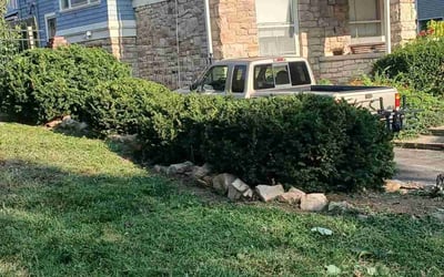 Photo of Troy H.'s yard after getting landscaping in Kidder, MO