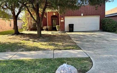 Photo of Duane B.'s yard after getting landscaping in Stowell, TX