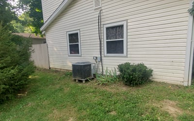 Photo of Jason A.'s yard after getting landscaping in Guilford, IN