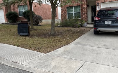 Photo of Karen C.'s yard after getting landscaping in D Hanis, TX