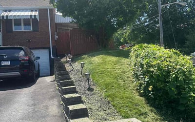 Photo of Sid D.'s yard after getting landscaping in Homestead, PA