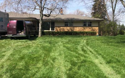 Photo of Sharain A.'s yard after getting landscaping in Greendale, WI