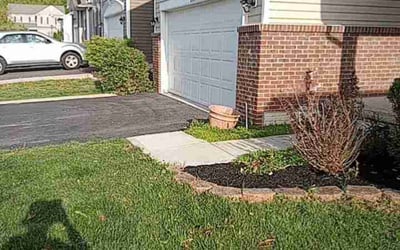 Photo of Jason A.'s yard after getting landscaping in Millersport, OH