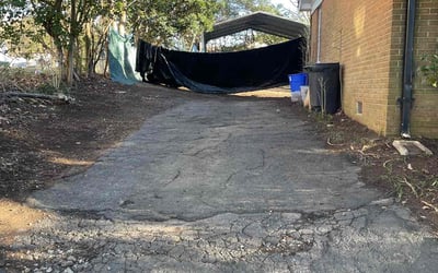Photo of Angela B.'s yard after getting landscaping in Van Wyck, SC