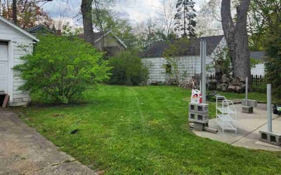 Photo of Chris F.'s yard after getting landscaping in Jenison, MI