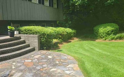 Photo of Patrick R.'s yard after getting landscaping in Pell City, AL