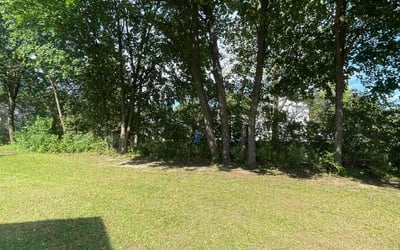 Photo of Jennifer M.'s yard after getting landscaping in Oconomowoc, WI