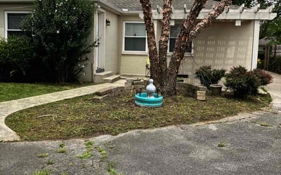 Photo of Cherise O.'s yard after getting landscaping in Commercial Point, OH