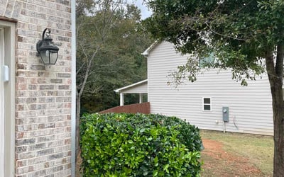 Photo of Nadege L.'s yard after getting tree care in Dallas, GA