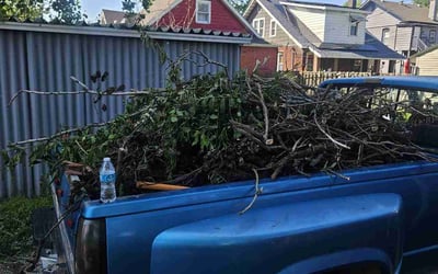 Photo of Heather B.'s yard after getting landscaping in Granite City, IL