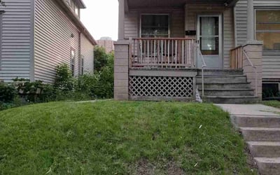 Photo of Nancy M.'s yard after getting landscaping in Muskego, WI