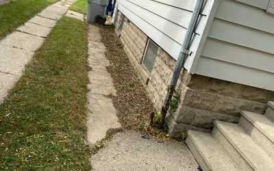Photo of Adam H.'s yard after getting landscaping in Hartford, WI