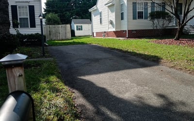 Photo of Michael M.'s yard after getting landscaping in Ruther Glen, VA
