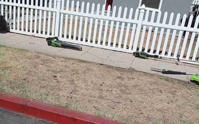 Photo of Foster K.'s yard after getting lawn care in Escondido, CA