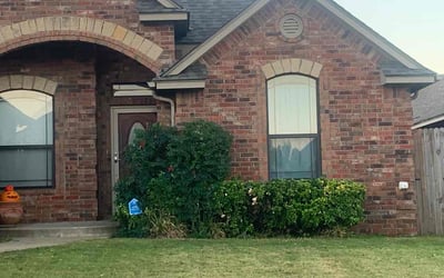 Photo of Brandon R.'s yard after getting landscaping in Harrah, OK