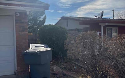 Photo of Alicia R.'s yard after getting landscaping in Anthony, TX