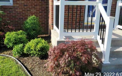 Photo of David B.'s yard after getting landscaping in Clarence Center, NY