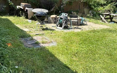 Photo of Darlene B.'s yard after getting landscaping in Detroit, MI