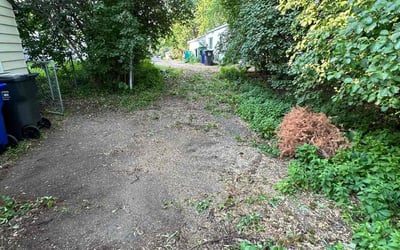 Photo of Adam L.'s yard after getting landscaping in Cleveland, MN