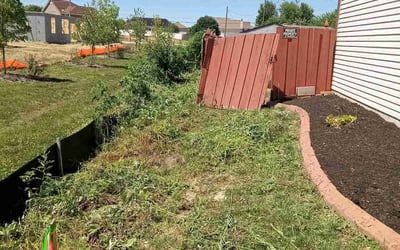 Photo of Michael D.'s yard after getting landscaping in Pendleton, IN