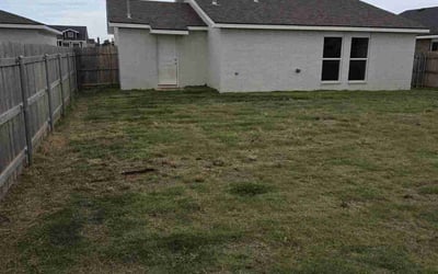 Photo of Angie D.'s yard after getting tree care in Lubbock, TX