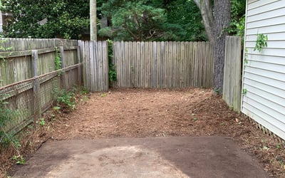 Photo of Alice M.'s yard after getting landscaping in Ware Neck, VA