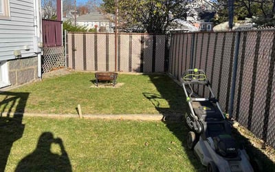 Photo of Stephen T.'s yard after getting landscaping in Foxboro, MA